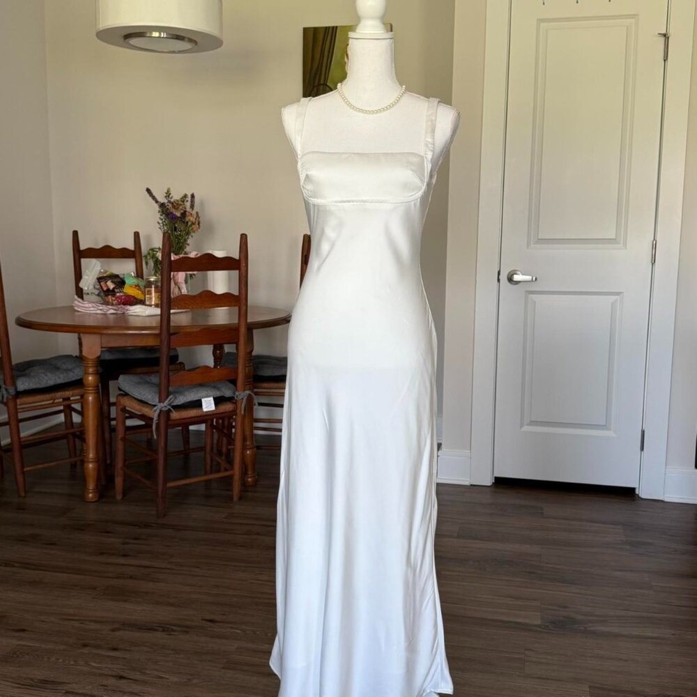 ASTR Label Stacie Satin Maxi Dress